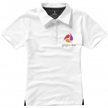 Logo trade promotional merchandise picture of: Markham short sleeve women's stretch polo